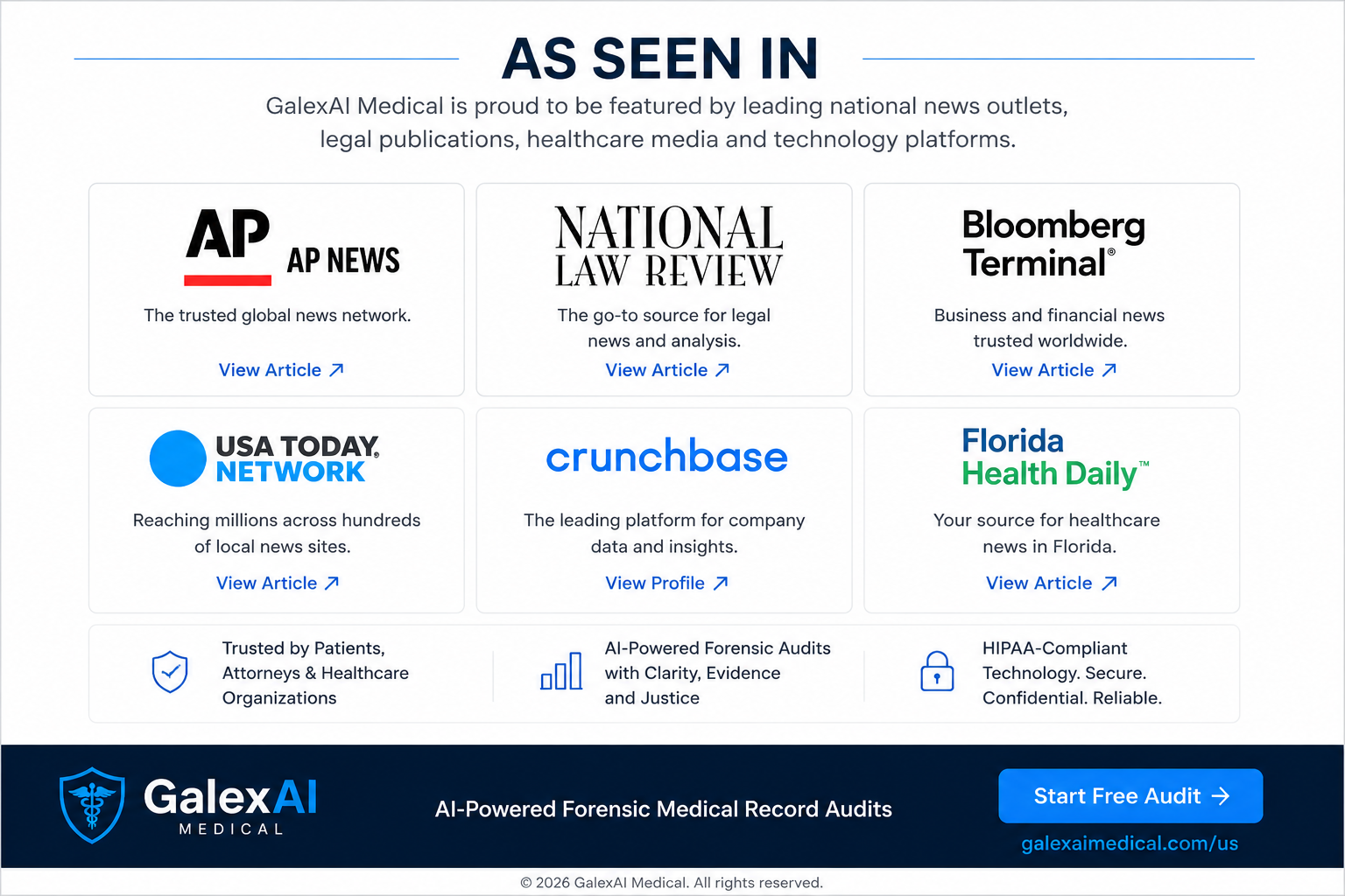 GalexAI As Seen In AP News National Law Review USA TODAY FOX Florida Health Daily